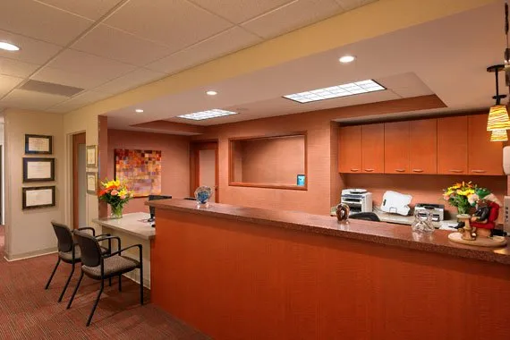Checkout area at {PRACTICE_NAME}